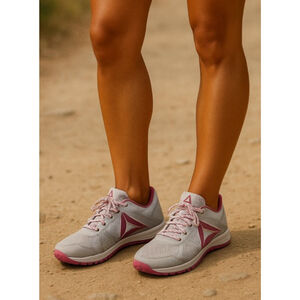 Reebok CrossFit Training Barefoot Sneakers Gray Berry Purple 10.5 Lightweight